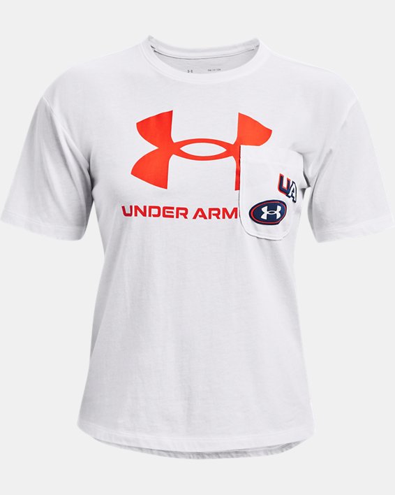 Women's UA Fun Graphic T-Shirt, White, pdpMainDesktop image number 6
